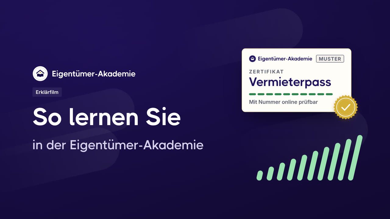 So lernen Sie in der Eigentümer-Akademie